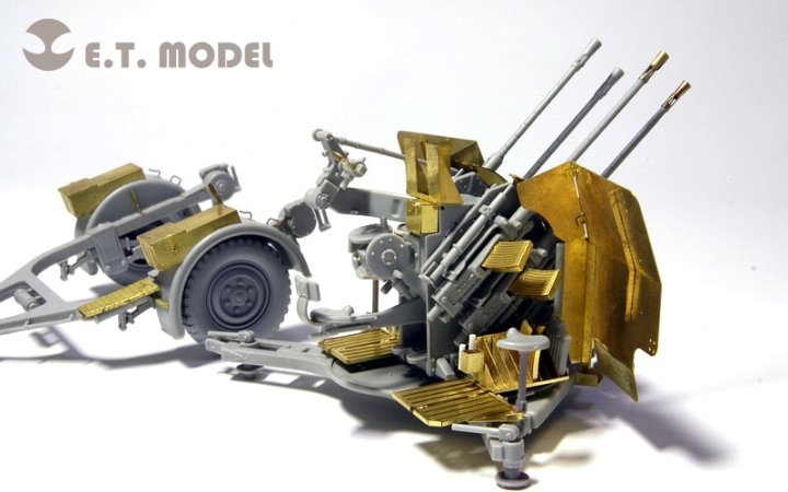 1/35 2cm Flak 38 Anti-Aircraft Gun Detail Up for Trumpeter 02309 - Click Image to Close