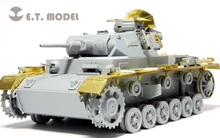 1/35 Pz.Kpfw.III Ausf.J Detail Up Set for Dragon 6463/6394 - Click Image to Close