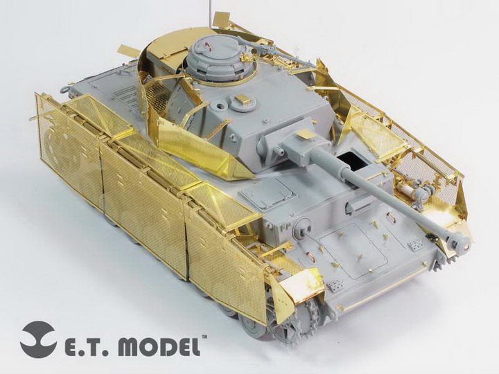 1/35 Pz.Kpfw.IV Ausf.J Schurzen (Late Version) for Dragon - Click Image to Close