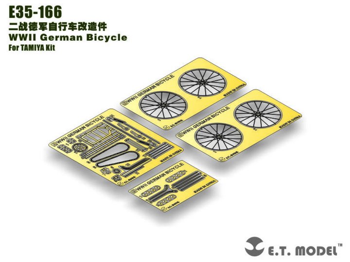 1/35 WWII German Bicycle Detail Up Set for Tamiya - Click Image to Close