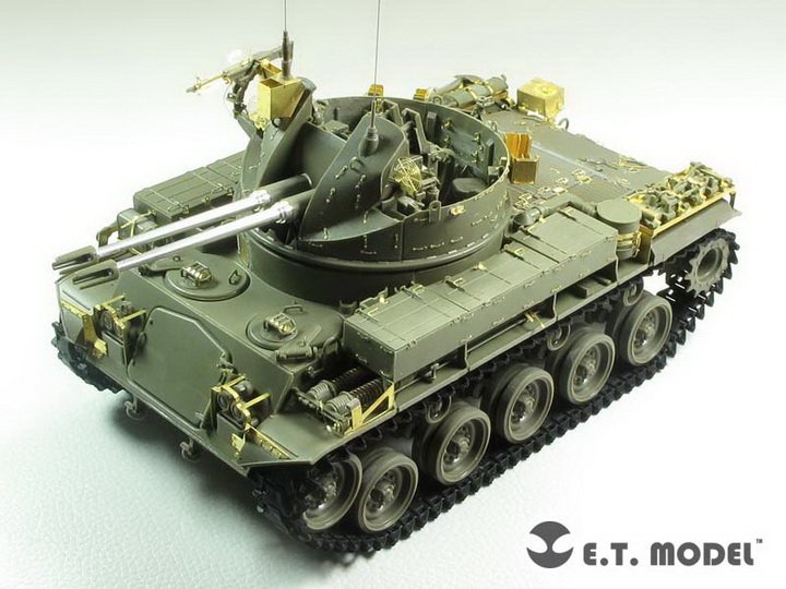 1/35 M42A1 Anti-Aircraft Gun Late Detail Up Set for AFV Club - Click Image to Close