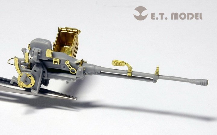 1/35 Chinese PLA 12.7mm AA Machine Gun & Ammo Box Detail Up Set - Click Image to Close