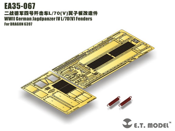 1/35 Jagdpanzer IV L/70(V) Fender for Dragon 6397 - Click Image to Close