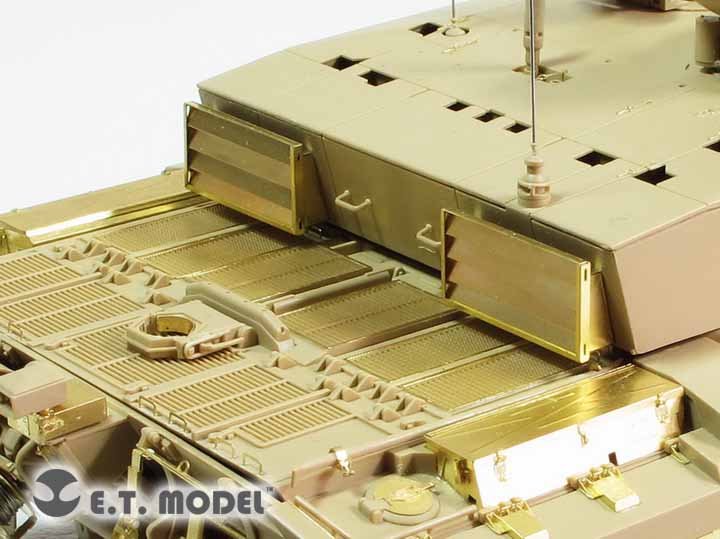 1/35 British Challenger 2 MBT (Desertised) Grilles for Tamiya - Click Image to Close