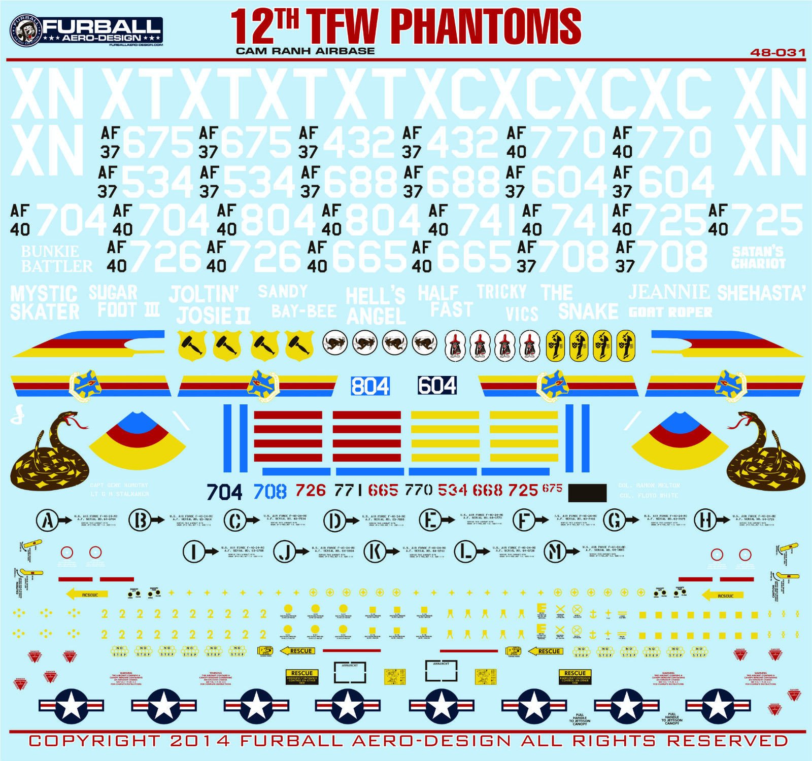 1/48 F-4C Phantom II, 12th Tactical Fighter Wing - Click Image to Close