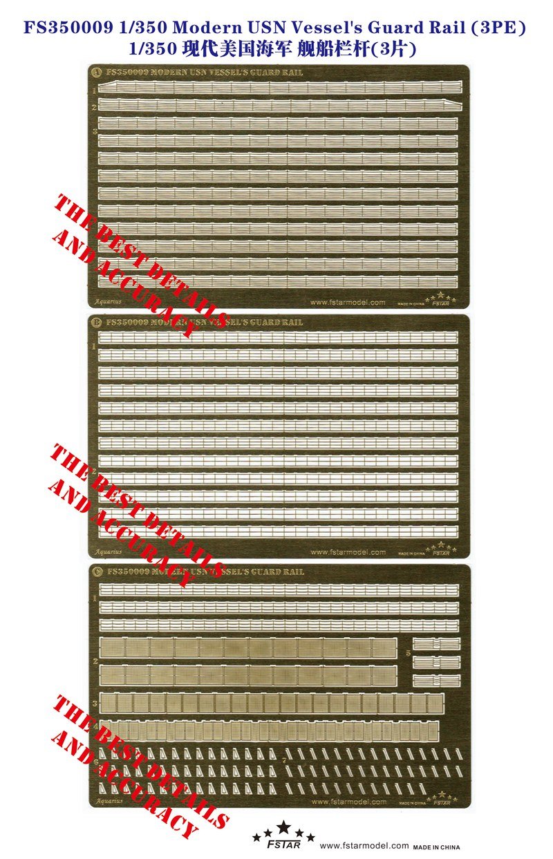 1/350 Modern USN Rail - Click Image to Close