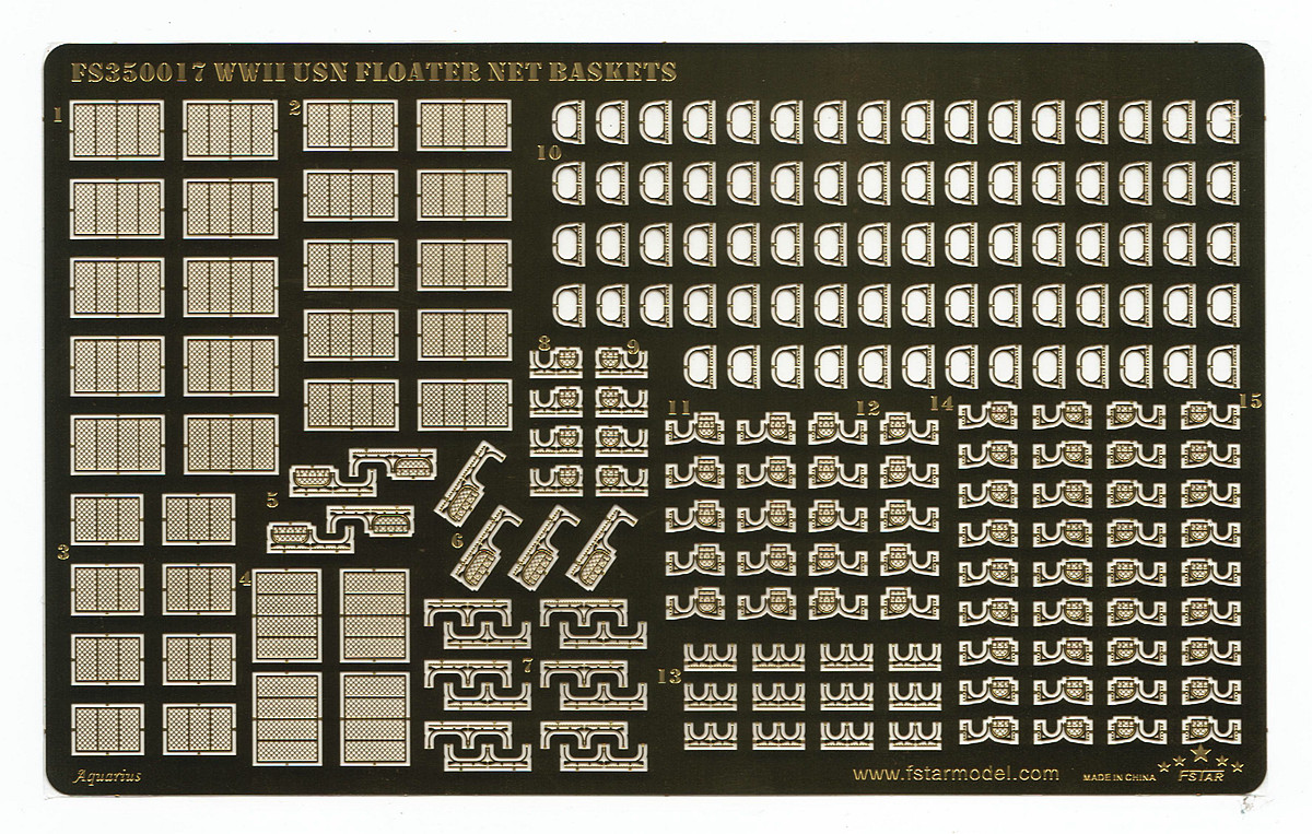 1/350 WWII USN Floater Net Basket - Click Image to Close