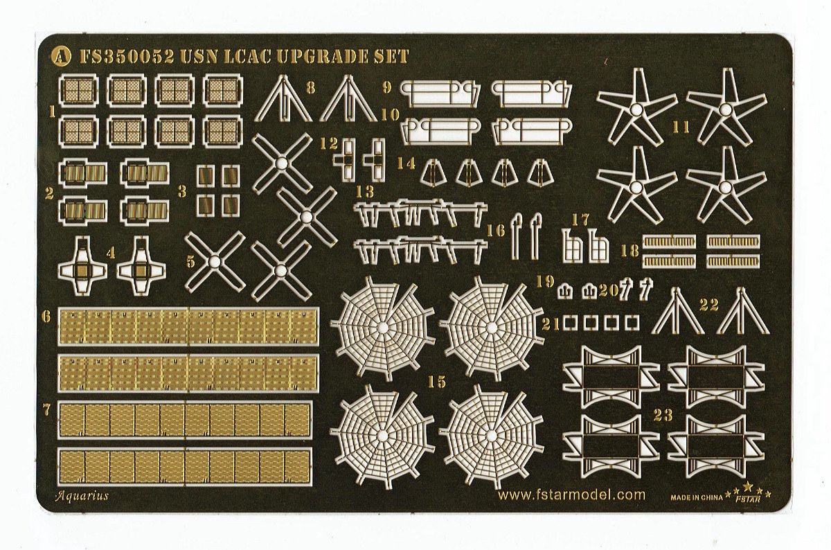 1/350 USN LCAC Upgrade Set (2 Vessels) for Trumpeter & MRC - Click Image to Close