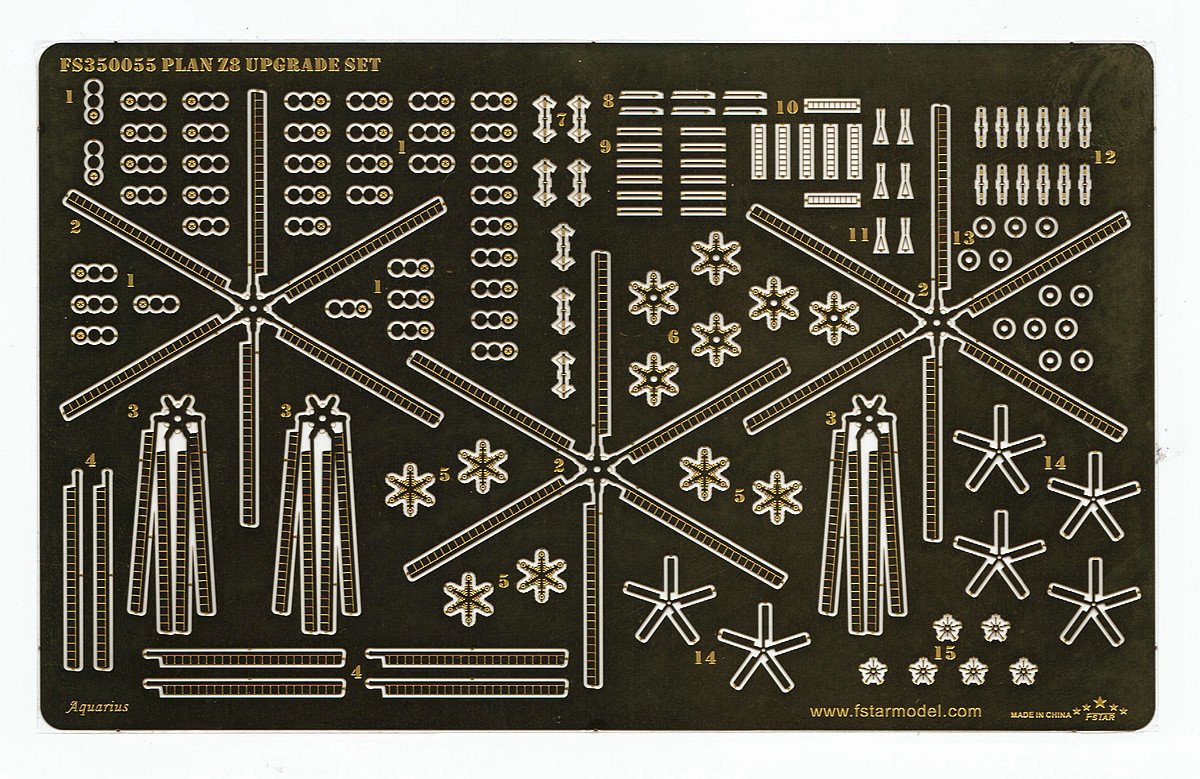 1/350 PLAN Z-8 Upgrade Set (6 Plane) for Trumpeter - Click Image to Close