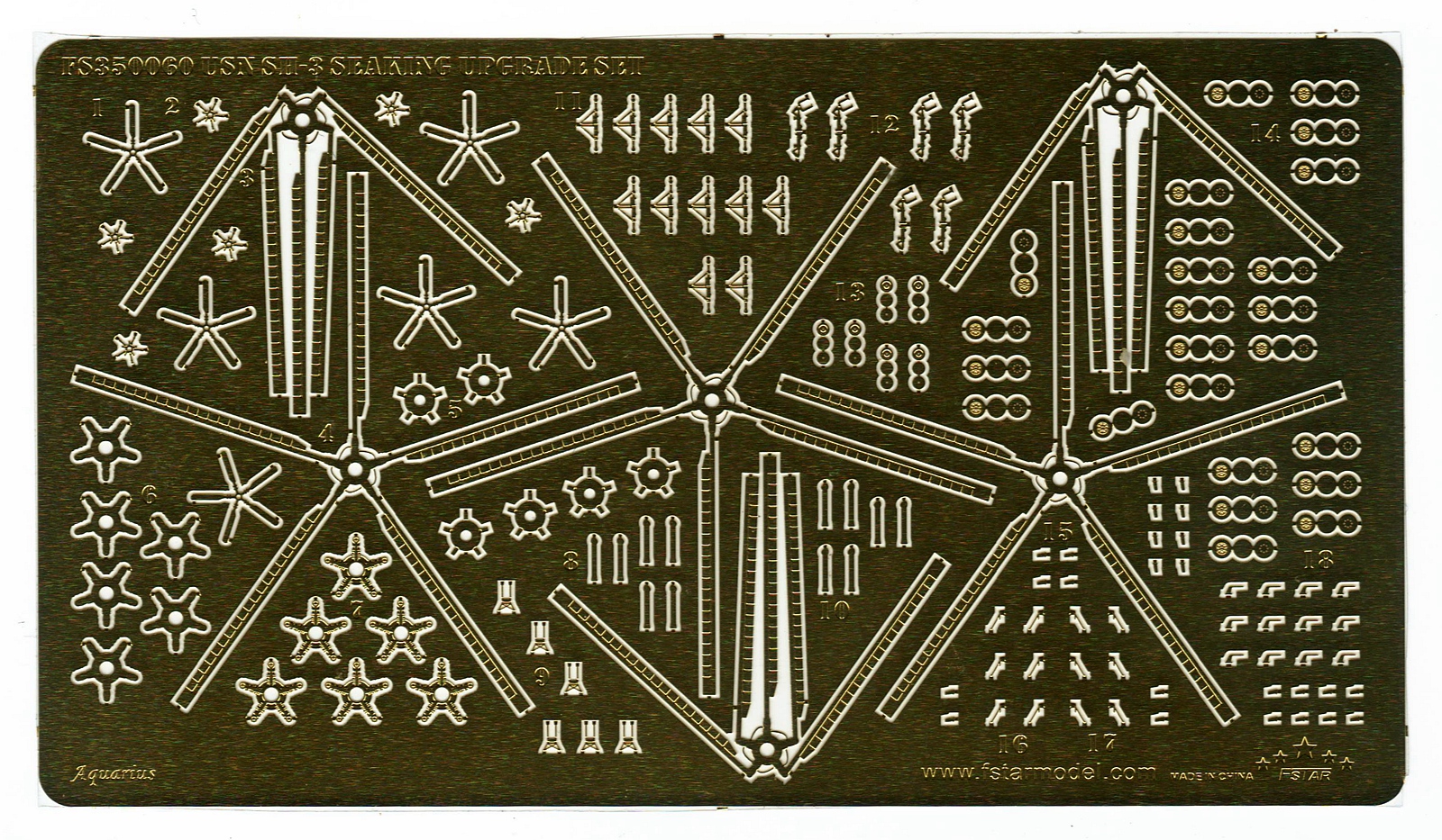 1/350 Modern US Navy SH-3 Seaking Upgrade Set for Trumpeter - Click Image to Close