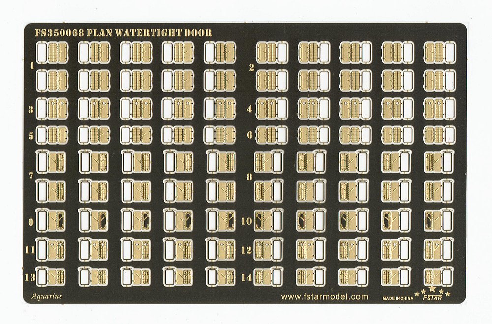 1/350 PLA Navy Watertight Door - Click Image to Close