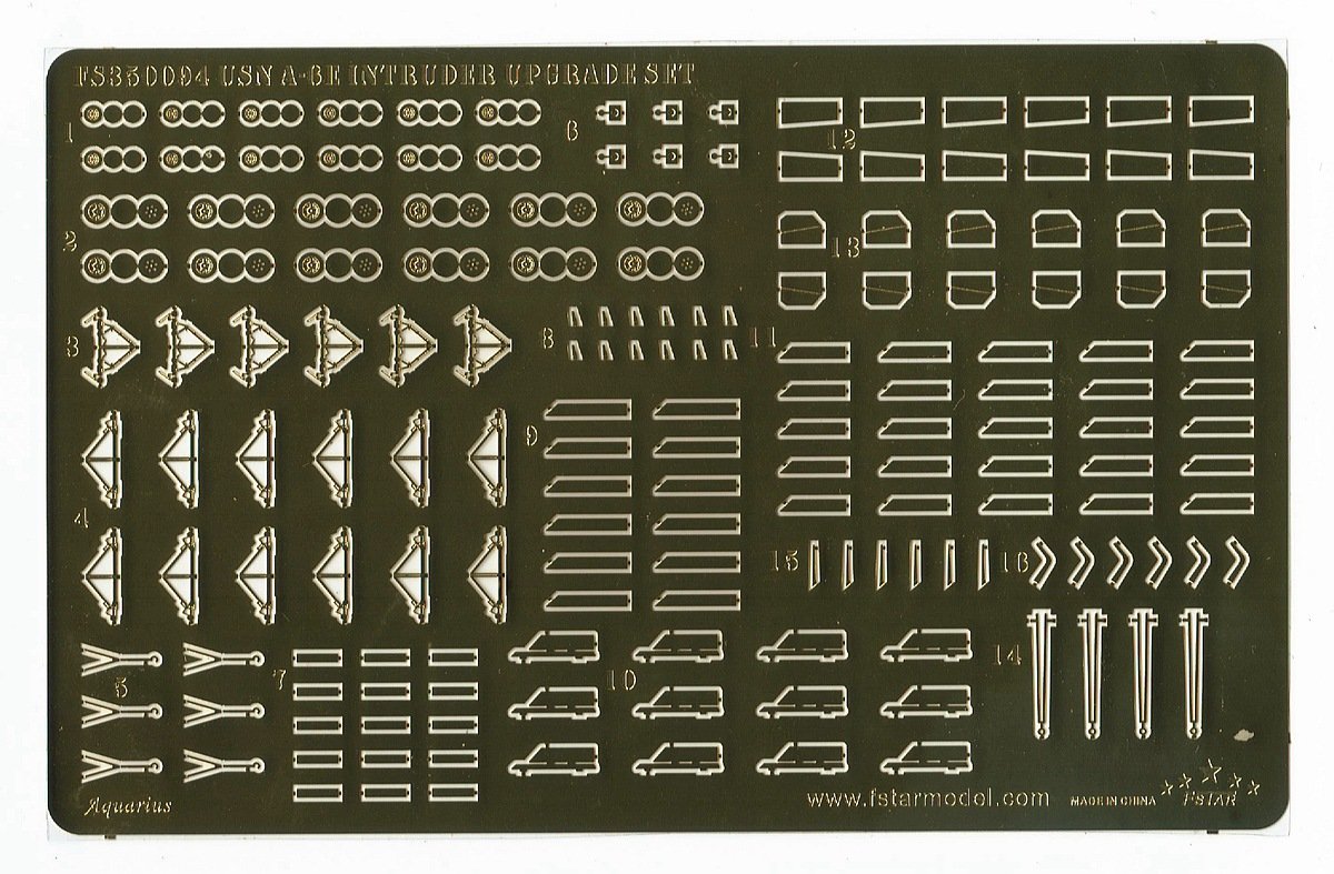 1/350 USN A-6E Intruder Upgrade Set for Trumpeter (for 6 Set) - Click Image to Close