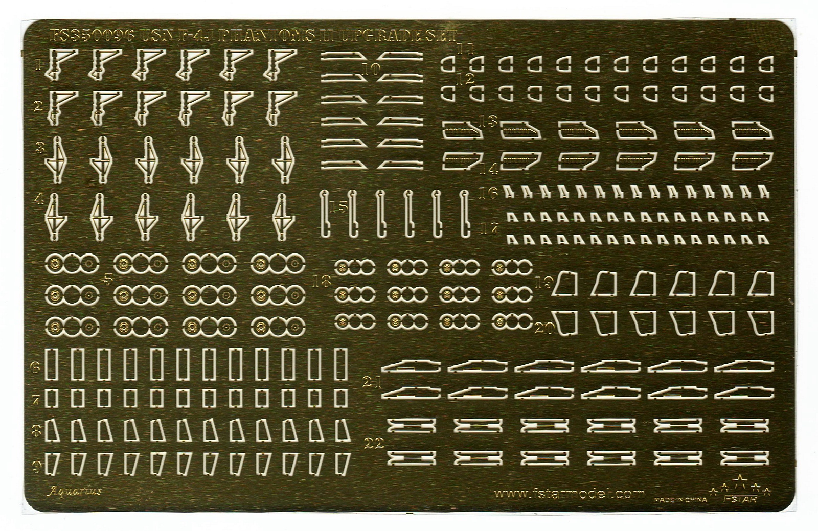 1/350 Modern US Navy F-4J Phantoms II Upgrade Set for Trumpeter - Click Image to Close