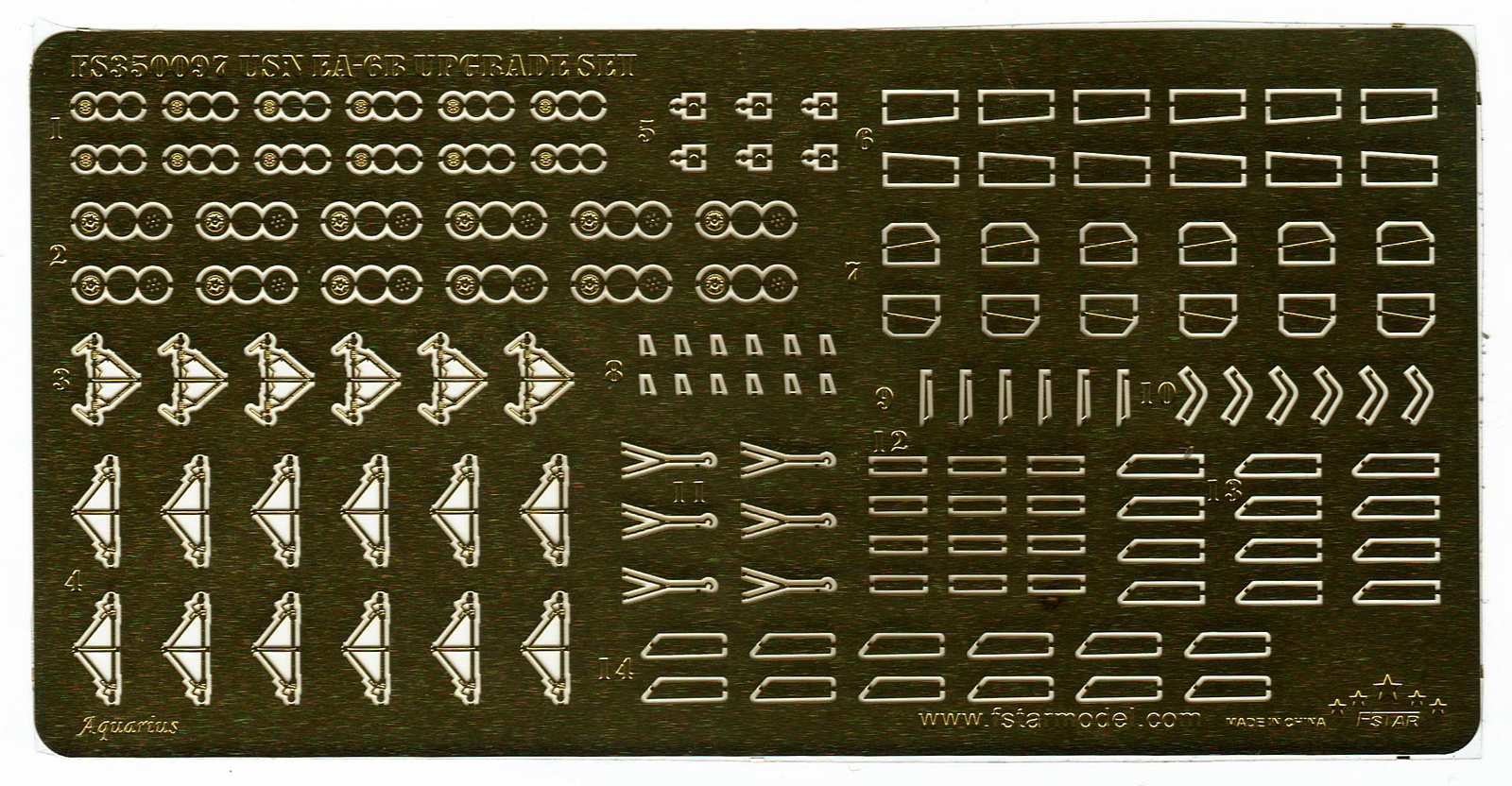 1/350 Modern US Navy EA-6B Prowler Upgrade Set for Trumpeter - Click Image to Close