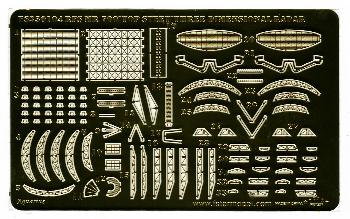 1/350 Soviet/Russian MR-700 (Top Steer) Three-Dimensional Radar - Click Image to Close