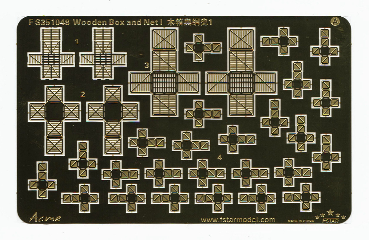 1/350 Wooden Box and Net #1 - Click Image to Close