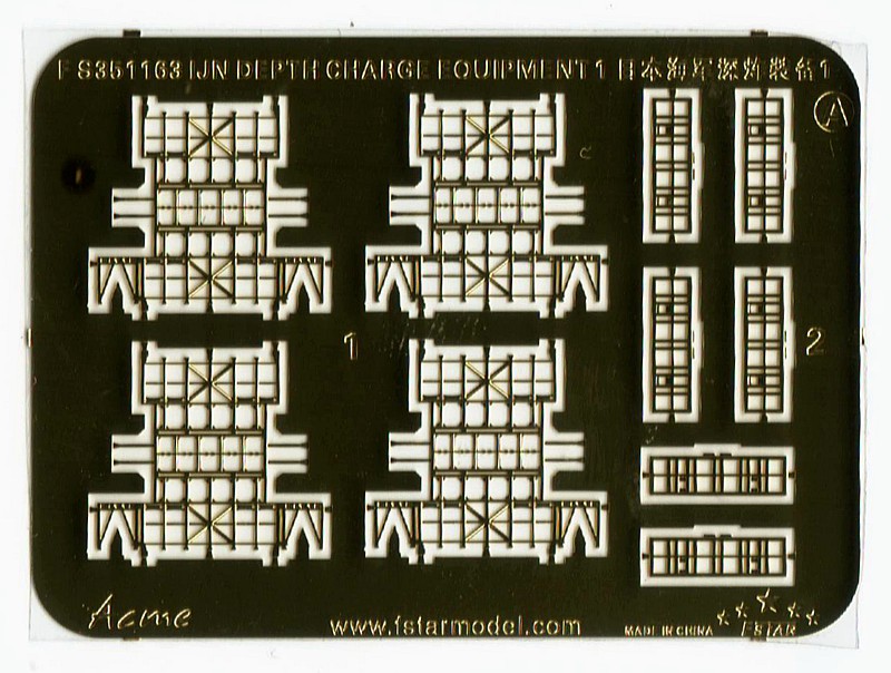 1/350 WWII IJN Depth Charge Equipment #1 - Click Image to Close