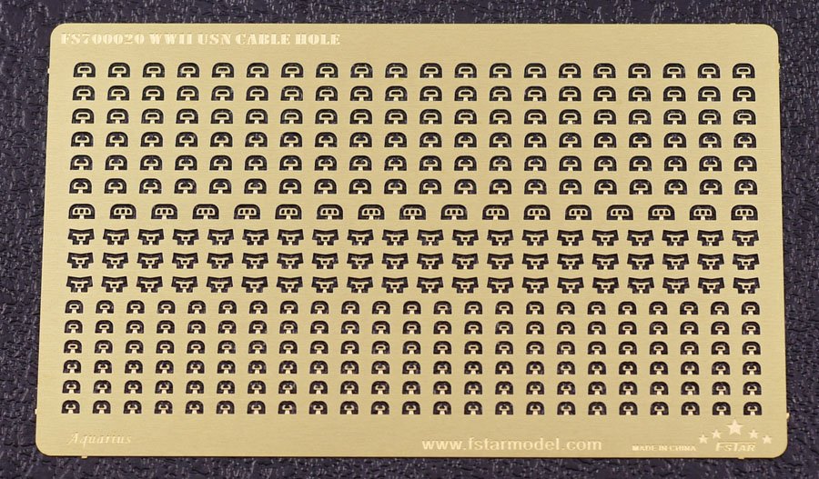 1/700 WWII USN Cable Hole - Click Image to Close