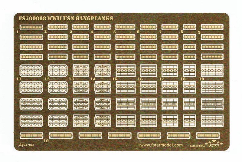 1/700 WWII USN Gangplanks - Click Image to Close