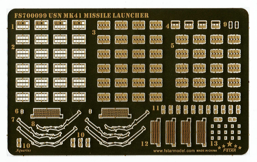 1/700 Modern USN MK-41 Missile Launcher & Loading Equipment - Click Image to Close