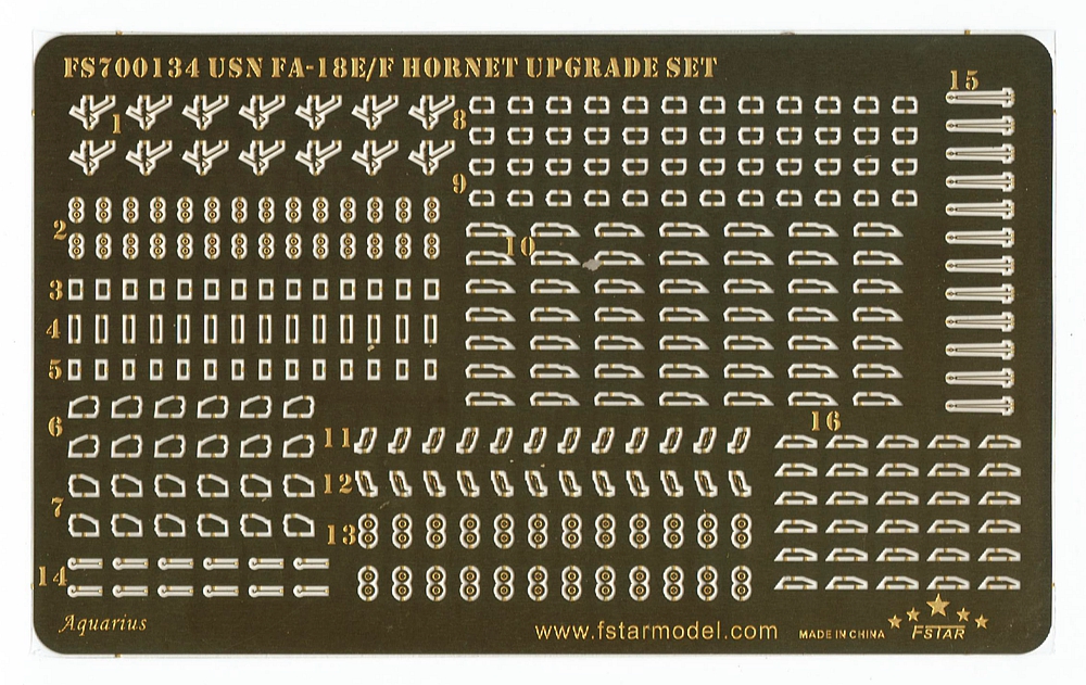 1/700 F/A-18E/F Super Hornet Upgrade Set for Trumpeter - Click Image to Close