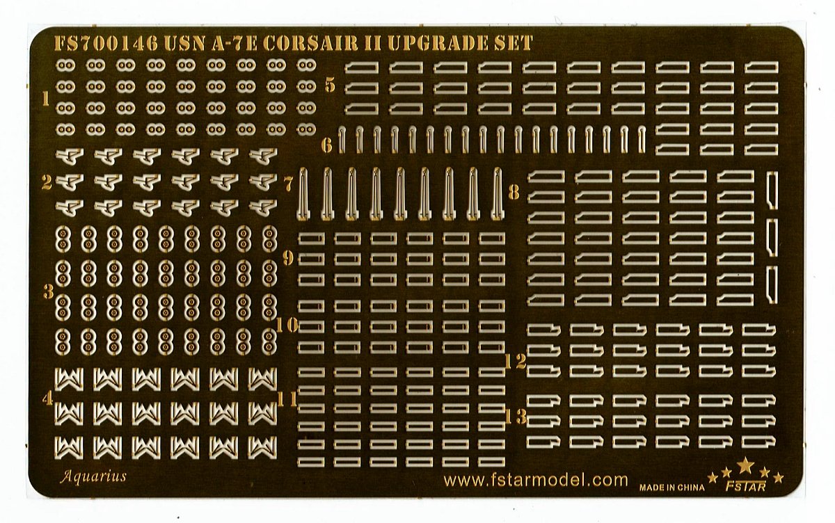 1/700 USN A-7E Corsair II Upgrade Set for Trumpeter - Click Image to Close