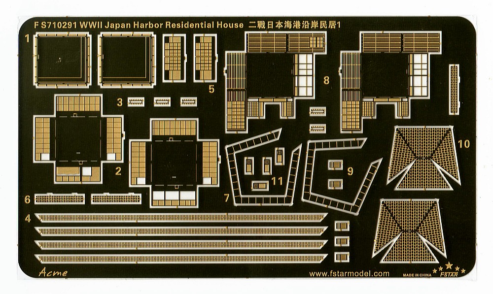 1/700 WWII Japan Harbor Residential House #1 - Click Image to Close