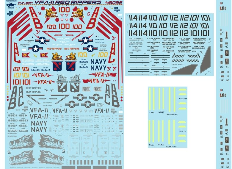 1/48 F/A-18E Super Hornet "VFA-11 Red Rippers" - Click Image to Close