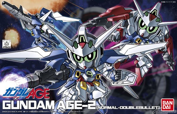 SD Gundam AGE-2 (Normal, Double Bullet) - Click Image to Close