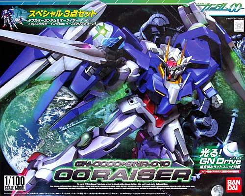 HG 1/100 GN-0000 + GNR-010 00 Raiser - Click Image to Close