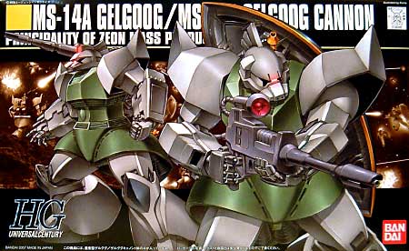 HGUC 1/144 MS-14A Gelgoog / MS-14C Gelgoog Cannon - Click Image to Close