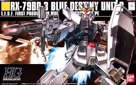 HGUC 1/144 RX-79BD-3 Blue Destiny Unit 3 - Click Image to Close