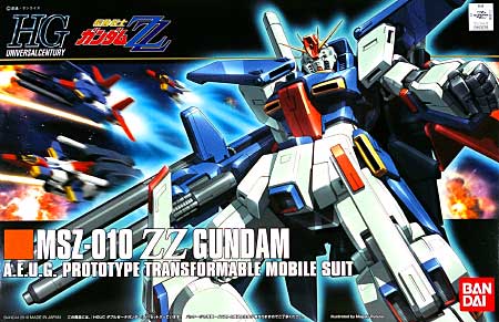 HGUC 1/144 MSZ-010 ZZ Gundam - Click Image to Close