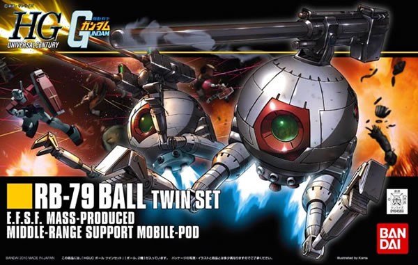 HGUC 1/144 RB-79 Ball [Twin Set] - Click Image to Close