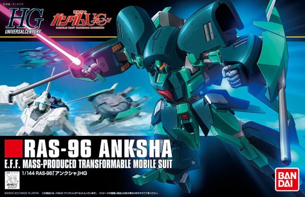 HGUC 1/144 RAS-96 Anksha - Click Image to Close