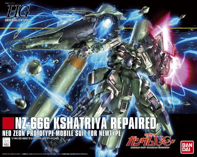 HGUC 1/144 NZ-666 Kshatriya Repaired - Click Image to Close