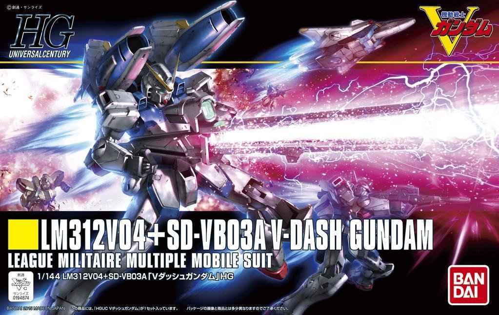 HGUC 1/144 LM312V04+SD-VB03A V-Dash Gundam - Click Image to Close