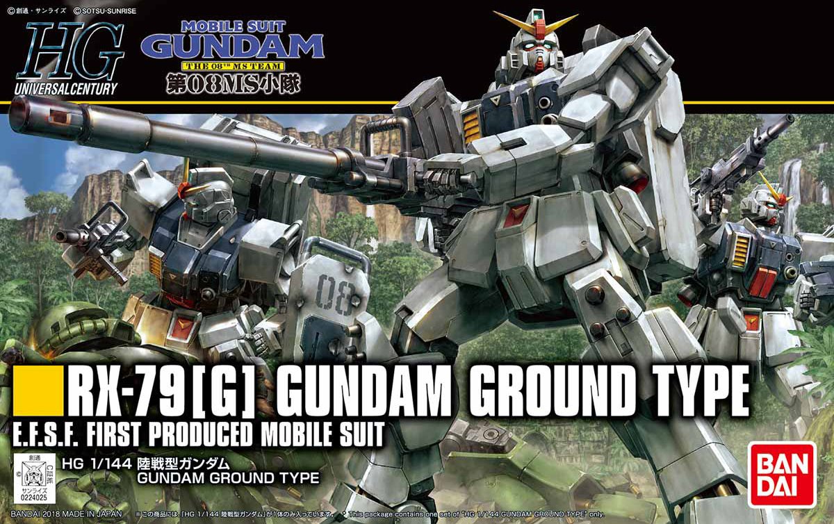 HGUC 1/144 RX-79G Gundam Ground Type - Click Image to Close