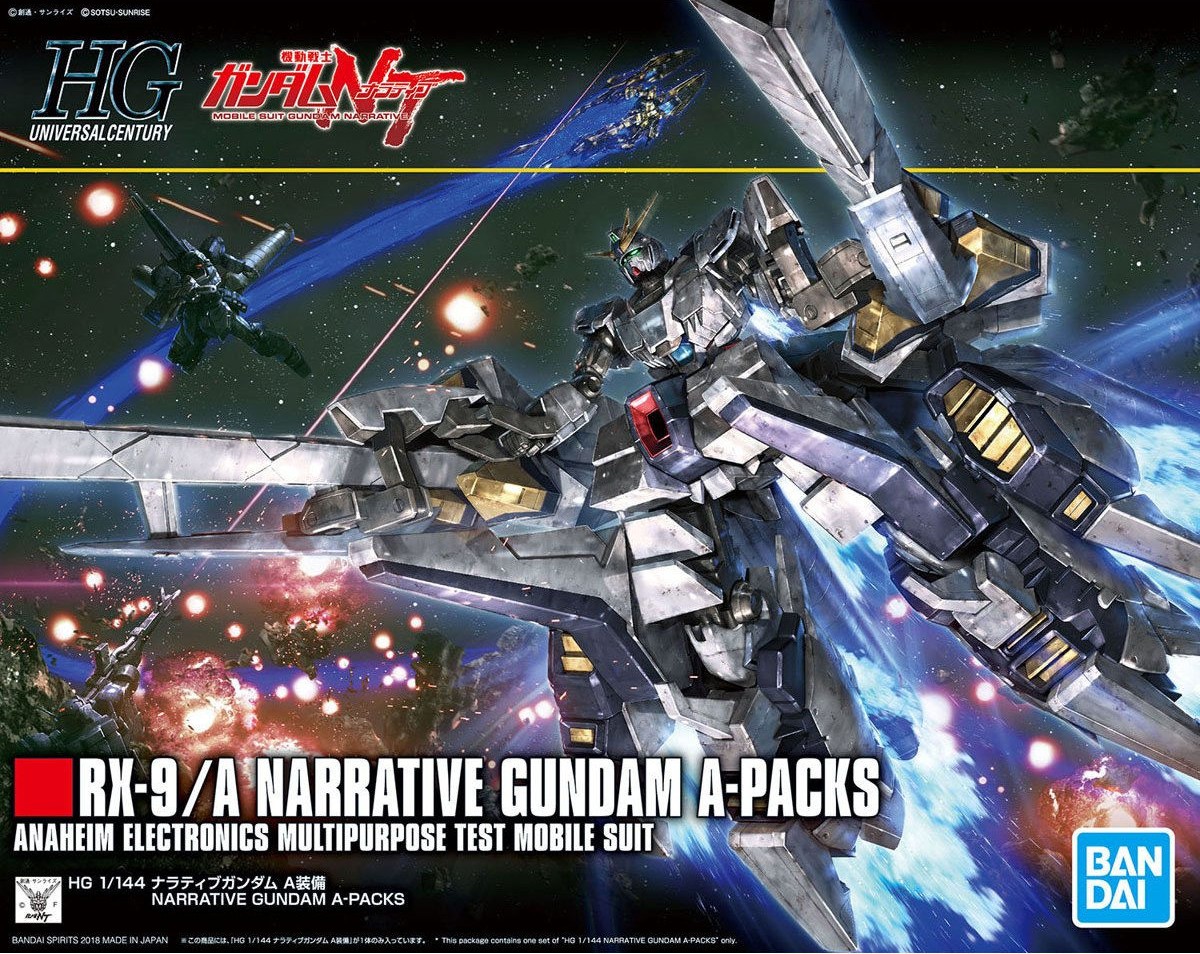 HGUC 1/144 RX-9/A Narrative Gundam A-Packs - Click Image to Close