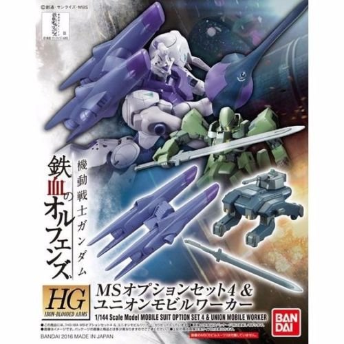 HG 1/144 Mobile Suit Option Set.4 & Union Mobile Worker - Click Image to Close