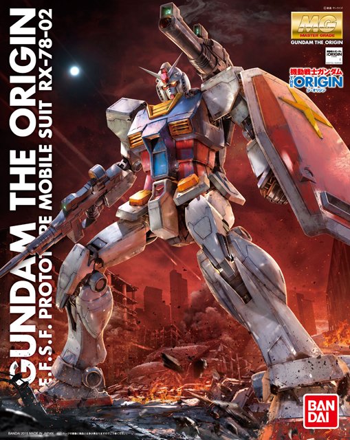 MG 1/100 RX-78-2 Gundam, The Origin Version - Click Image to Close