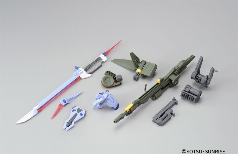 MG 1/100 Sword and Launcher Strike Equipment for Strike Gundam - Click Image to Close