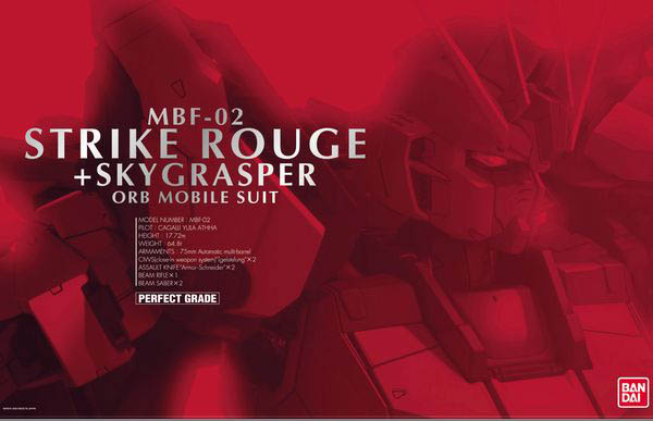 PG 1/60 MBF-02 Strike Rouge + Skygrasper - Click Image to Close