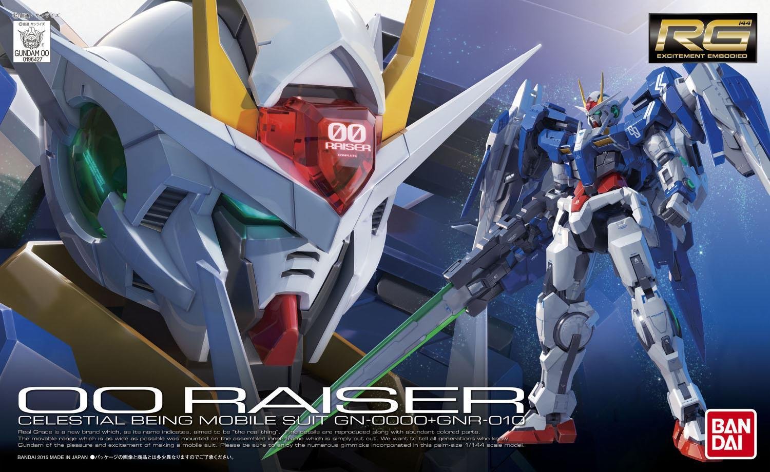 RG 1/144 GN-0000+GNR-010 00 Raiser - Click Image to Close