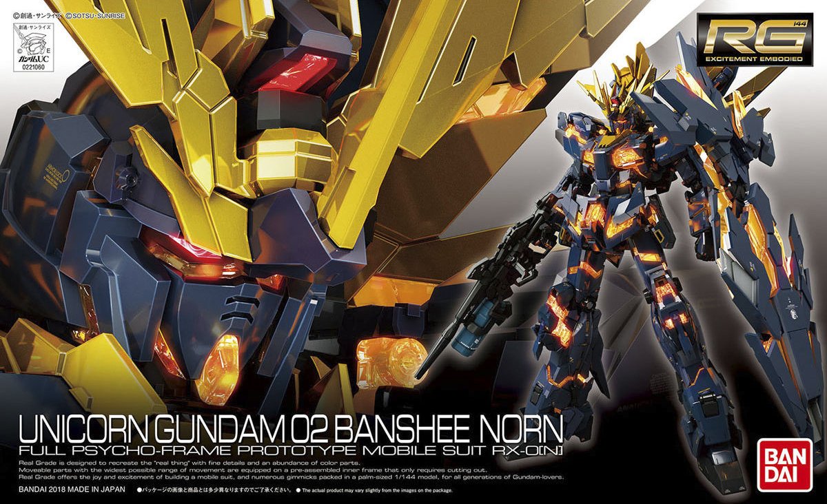 RG 1/144 RX-0 Unicorn Gundam 02 Banshee Norn - Click Image to Close