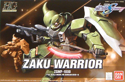 HG 1/144 ZGMF-1000 Zaku Warrior - Click Image to Close