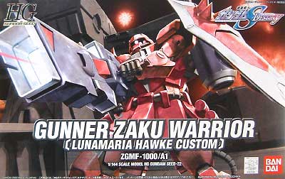 HG 1/144 ZGMF-1000/A1 Gunner Zaku Warrior Lunamaria Custom - Click Image to Close