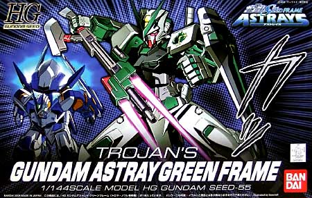 HG 1/144 MBF-P04 Trojan's Gundam Astray Green Frame - Click Image to Close