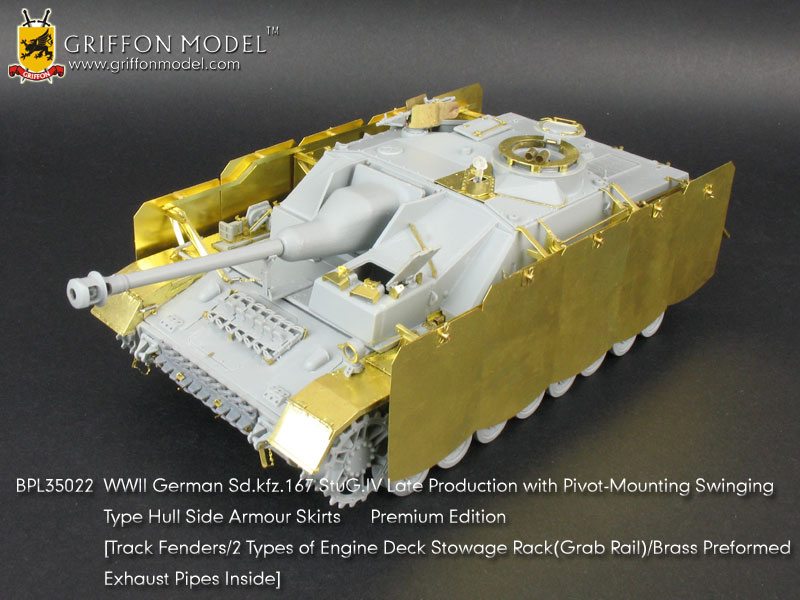 1/35 StuG.IV Late Production w/Armour Skirts Premium Edition - Click Image to Close