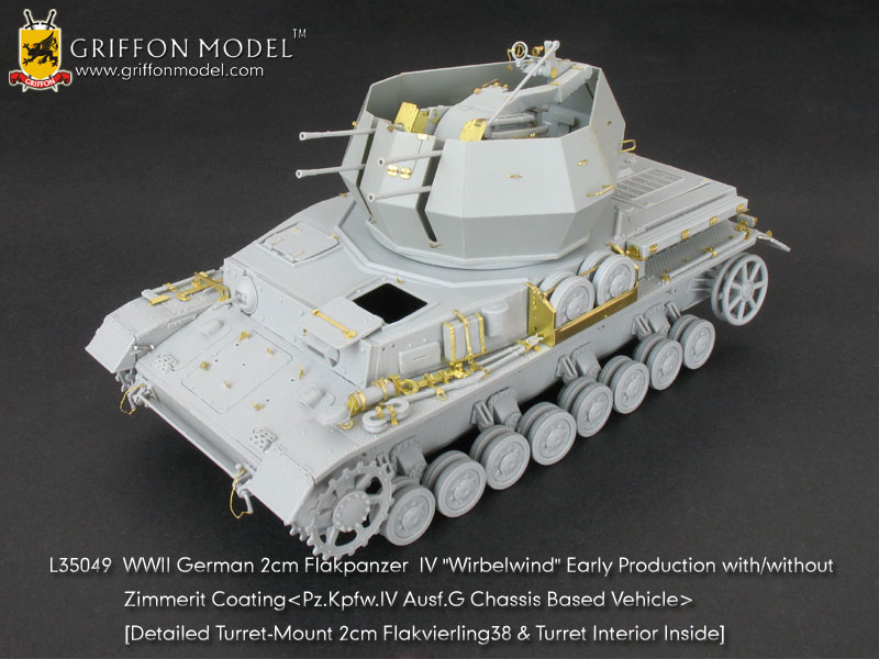 1/35 2cm Flakpanzer IV "Wirbelwind" Detail - Click Image to Close